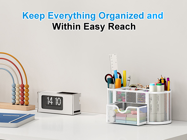 mesh desk organizer
