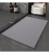 AMOAMI Bath-Mat,Ultra Thin Bathroom Rugs,Rubber Bath Mats for Bathroom Non Slip,Absorbent Bath Ru...