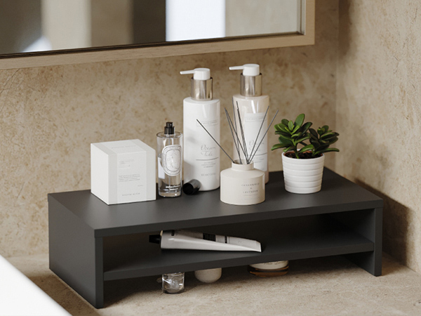 bathroom shelf