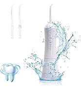 Cordless Water Flosser Professional Portable - YAYISHENG Dental Oral Irrigator, 3 Modes & 3 Repla...