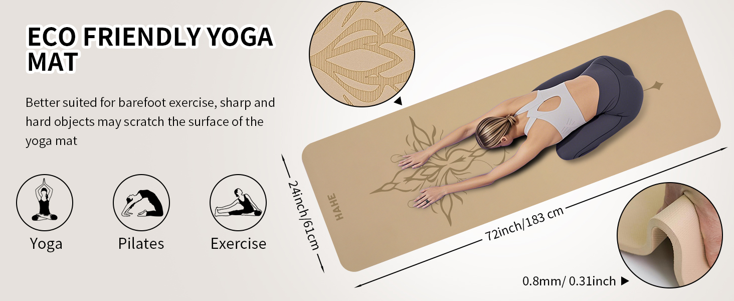 Non Slip Yoga Mat Thick