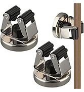 ULIBERMAGNET Magnetic Mop Broom Holder,Heavy Duty Movable Magnetic Tools Holder,2 Pack Anti-slip ...