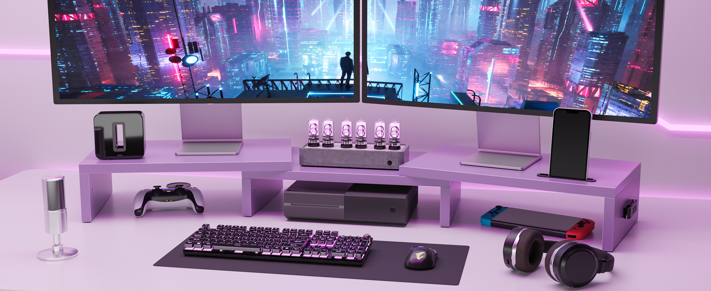 Dual Monitor Stand Riser