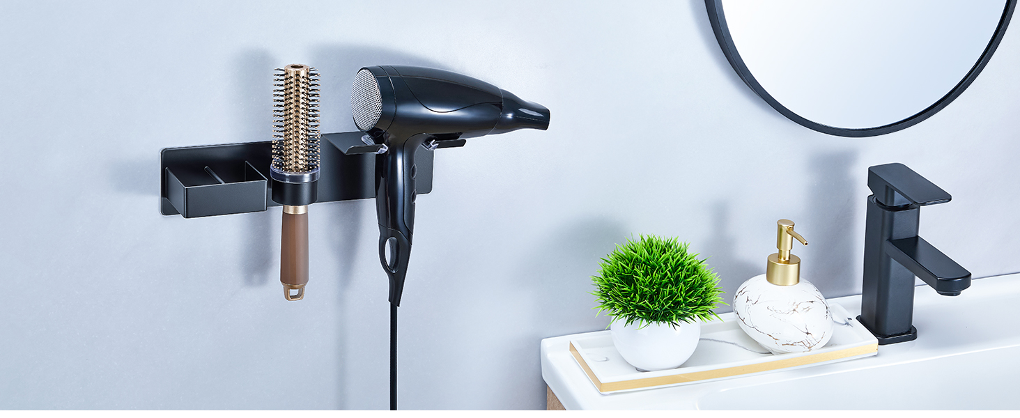 blow dryer holder