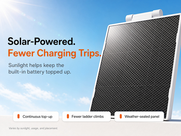 Solar Powered Security Camera