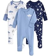 Yoofoss Baby Pajamas 100% Organic Cotton Baby Sleepers for Newborn 0-3 3-6 6-9 Months Boys Girl C...