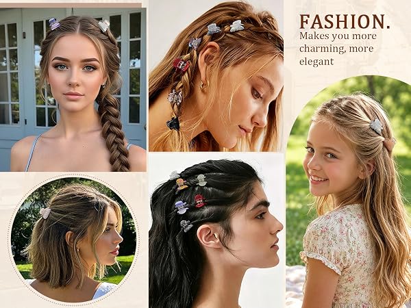 small hair clips claws girls toddlers women