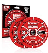 EZARC 3 Inch Cut Off Wheels, Carbide Cutting Disc, Angle Grinder Cutting Wheel for Wood, Wood wit...