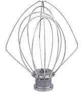 KITCHPOWER K45WW Wire Whip Attachment for Tilt-Head Stand Mixer Stainless Steel Egg Cream Stirrer...