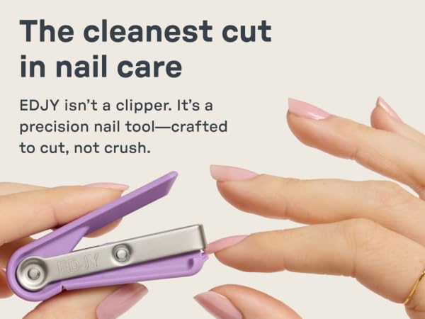 The cleanest cut in nail care the EDJY Fingernail Cutter