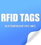 NFC Tags, Programmable RFID Stickers Tag215, Round Waterproof Flexible Fpc NFC Labels for Phones,...