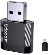 OTTOCAST Mini Nova 2-in-1 Wireless CarPlay & Android Auto Adapter, Black | Ultra Slim, 2026 Upgra...