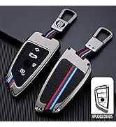 Elegananccy for BMW Key Fob Case Cover, Fit for BMW 1 3 4 5 6 7 Series X3 X4 M5 M6 GT3 GT5, Zinc ...