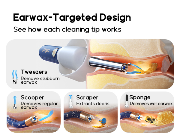 bebird earsight plus replacement tips ear cleaner camera tips
