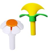 2PCS Cat Fountain Replacement Flower Nozzle Head for Round Cubic Top Water Dispen Feeding & Water...