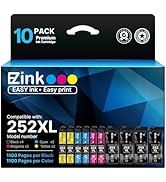 E-Z Ink (Remanufactured Ink Cartridges Replacement for Epson 252XL 252 XL Combo Pack to use with ...