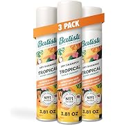 Batiste Tropical Dry Shampoo, Waterless Shampoo, 3.81oz 3 pack