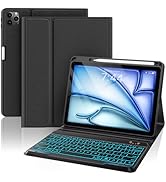 OPAKIT Keyboard Case for iPad Air 13-inch (M2, 2024) & Pro 12.9-inch (6th, 5th, 4th, 3rd Generati...