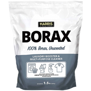 Harris Borax Laundry Booster and Multipurpose Cleaner, 1.5lb (Unscented)