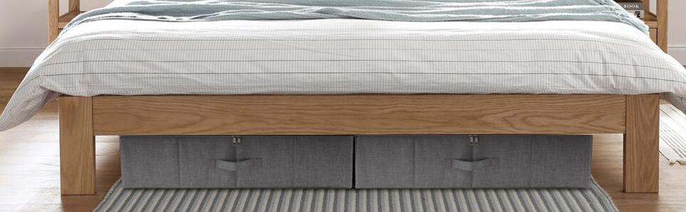 under bed clothes shoes storage bins