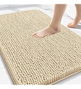 Arotive Bathroom Rugs 30x20, Extra Soft Absorbent Shaggy Chenille Bath Rugs, Machine Washable Rub...