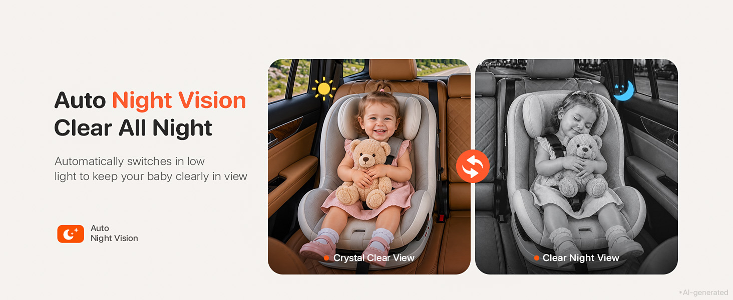 dual car camera baby monitor