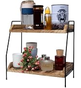 Coffee Bar Accessories and Organizer, Coffee Station Organizer 2 Tier Countertop Shelf Organizer,...