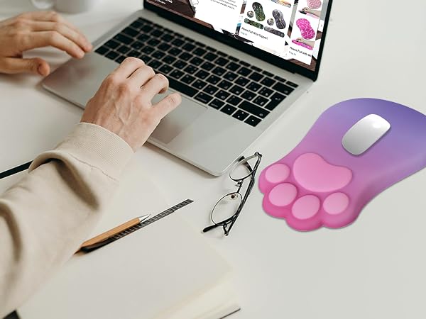 pink mouse pad