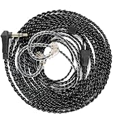 KZ ZS10 Pro IEM Cable, 2 Meter Long in Ear Monitor Cable, CCZ C01 4N OFC Upgraded Earbuds Cord fo...