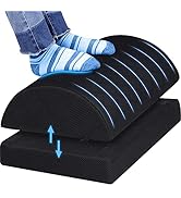CushZone Foot Rest for Under Desk at Work Adjustable Foam for Office, Work, Gaming, Computer, Gif...
