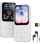 PECSU 64GB MP3 Player with Bluetooth 5.3, 30 Hrs Playtime, HD Screen Portable Music Player for Sp...