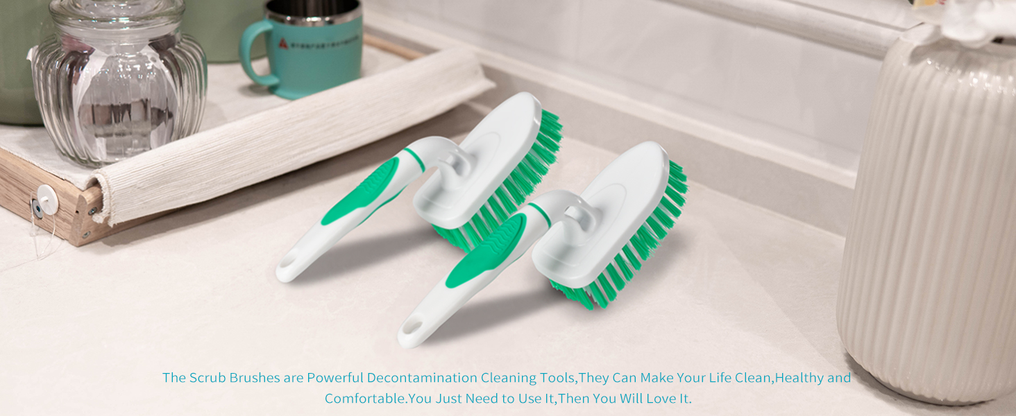 The Scrub Brushes are Powerful Decontamination Cleaning Tools