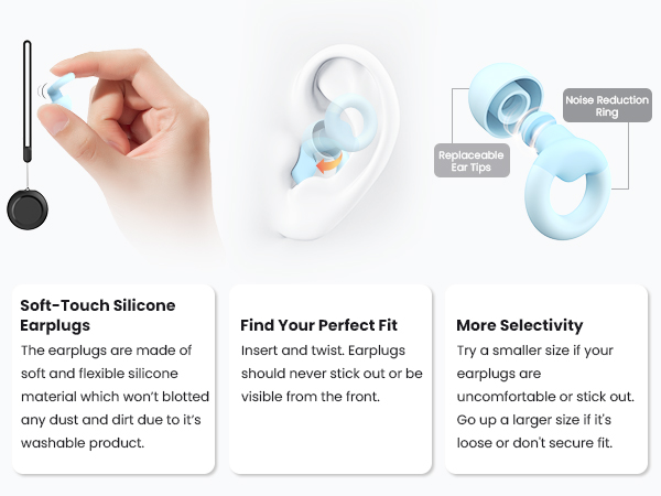 silicone ear plugs