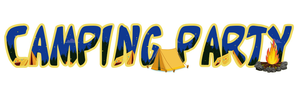 camping honeycomb centerpieces