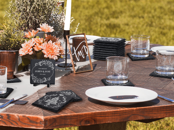 slate coasters