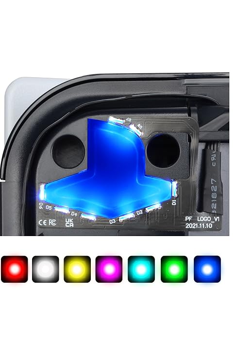 eXtremeRate 7 Colors 24 Effects RGB Logo LED for PS5 Console
