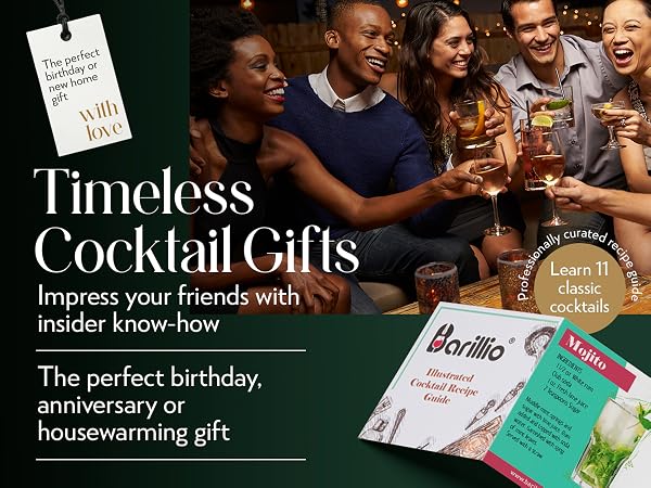Timeless Cocktail Gifts - Learn how to layer, build, stir, shake and pour