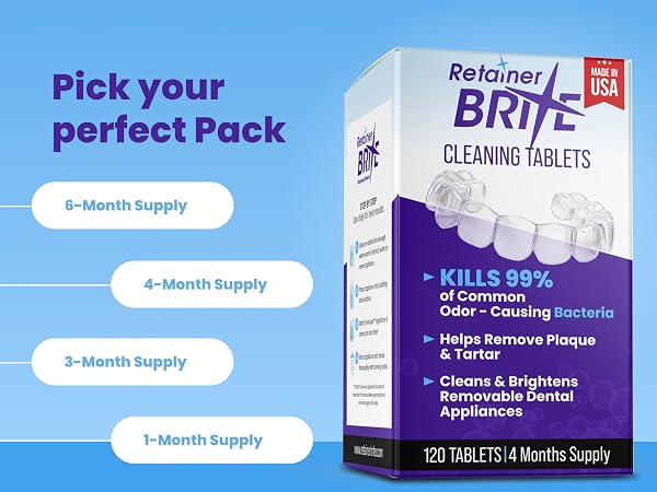 available in many different sizes, 1 month supply, 4 month supply or 1 year supply