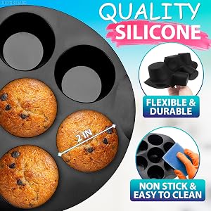 air fryer pan for oven with air fry egg muffin molds egg bite pan silicone muffin tray