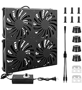 SUOHUI Computer Cooling Fan with 100V - 240V AC Power,Used for DIY Audio Video Network Cabinet Se...