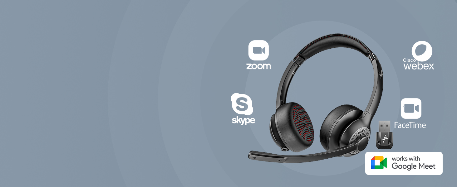 wireless headphones with microphone