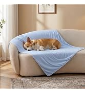 ZOMISIA Cooling Blanket for Medium Dogs - Lightweight Dog Cooling Mat with Breathable Air-Core Fi...