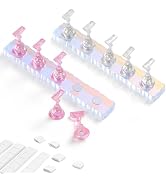 Etercycle Acrylic Nail Display Stand DIY Nail Crystal Holder Magnetic Practice Stands with Reusab...