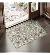 WITSHOCK Indoor Door Mat, Entrance Mat 2x3 Machine Washable Non Slip Backing Mat Soft Foldable,Vi...
