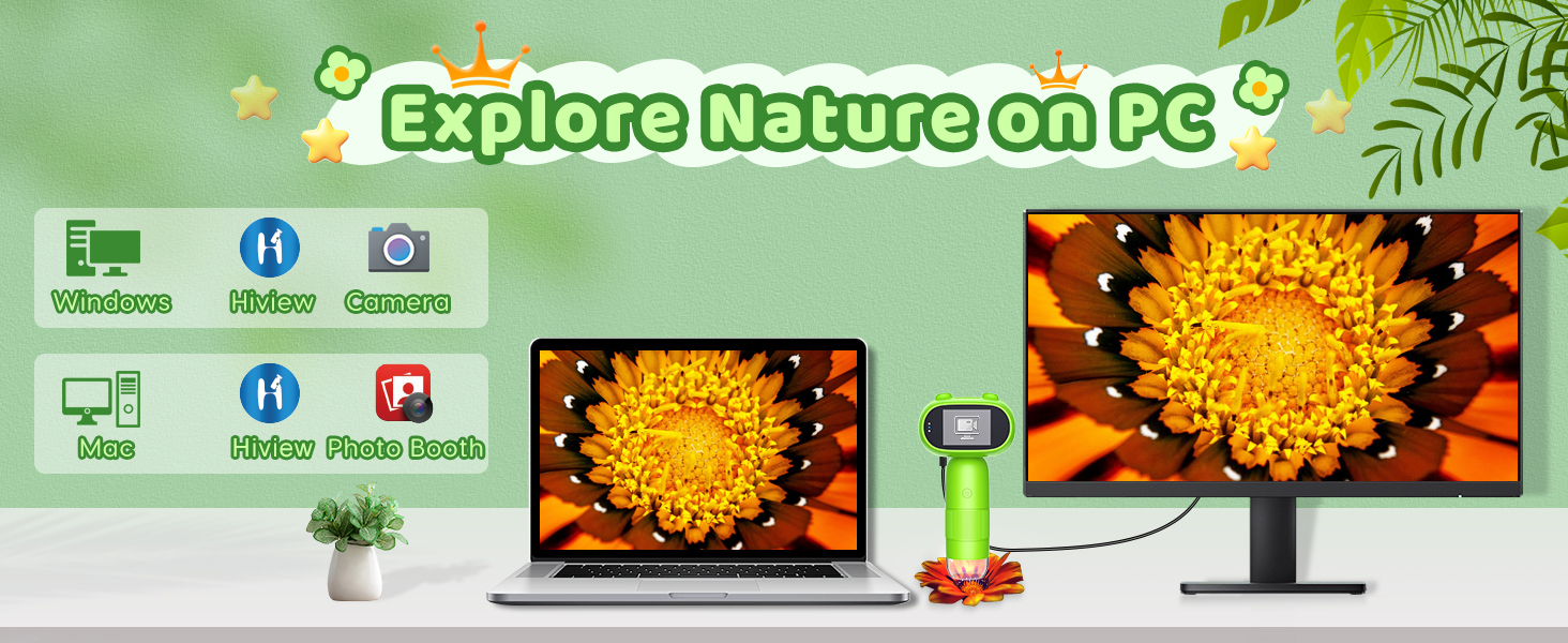 kids mini microscope handheld