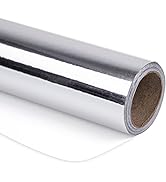 RUSPEPA Silver Metallic Wrapping Paper - Solid Color Paper Perfect for Wedding, Birthday, Christm...