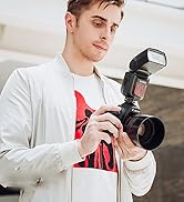 V860II-N TTL 2.4G Camera Flash Speedlite Compatible for Nikon Cameras,1/8000s High-Speed Sync GN6...