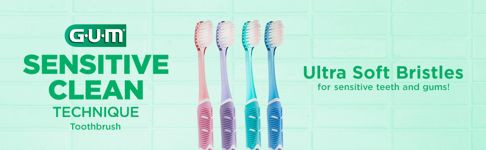 Sunstar Gum Technique Sensitive Clean Toothbrush
