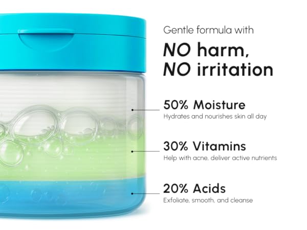 hyaluronic acid pads for face, peeling pads for face, glycolic peel pads, glycolic acid toner pads