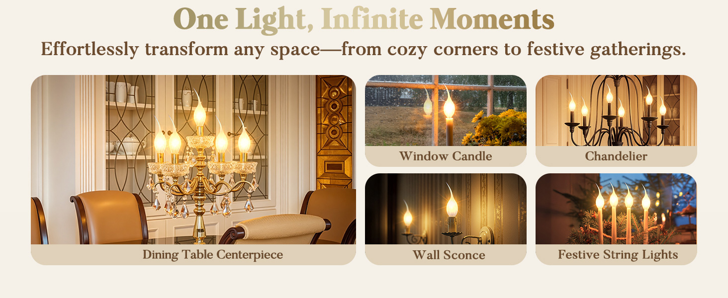 candle light bulb